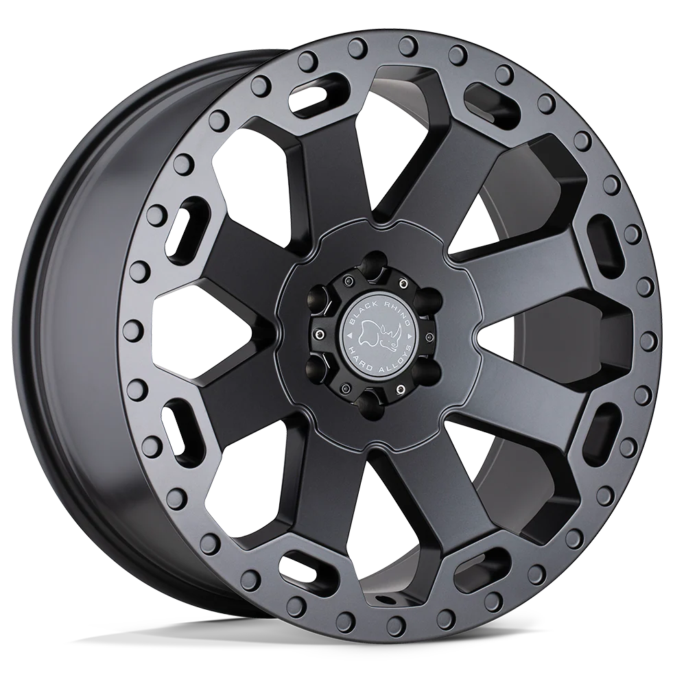 17X9.0 6X139.7/-12 Black Rhino Warlord Matte Gunmetal
