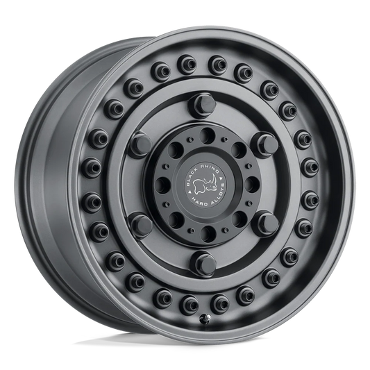17X9.5 6X139.7/6X135/-18 Black Rhino Armory Gunblack