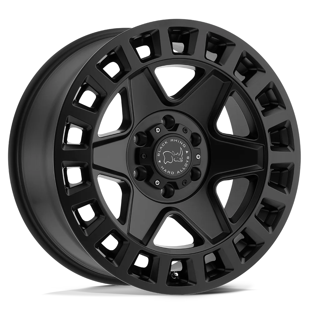 17X9.0 6X139.7/-12 Black Rhino York Matte Black