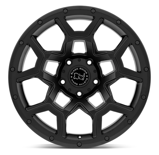 17X8.0 5X120/35 Black Rhino Overland Matte Black