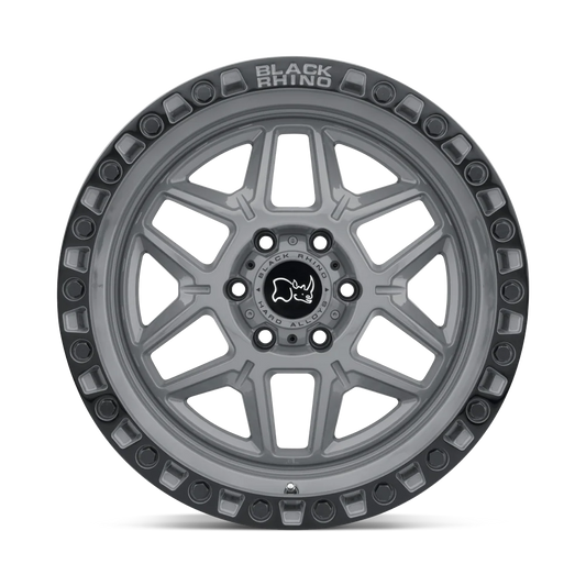 17X9.0 6X139.7/00 Black Rhino Kelso Battleship Grey W/Black
