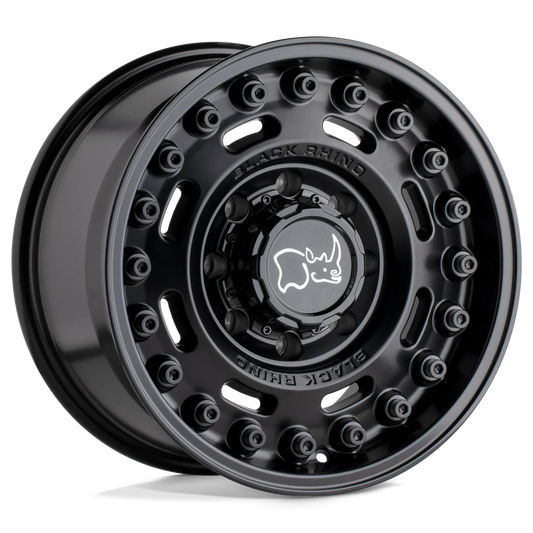 17X9.5 6X139.7/-18 Black Rhino Axle Matte Black