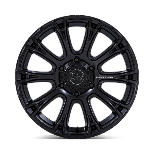 17X9.0 6X139.7/12 Black Rhino Diamondback Matte Black Cb106,