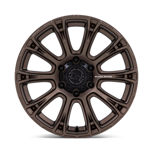 20X9.0 6X139.7/12 Black Rhino Diamondback Matte Bronze