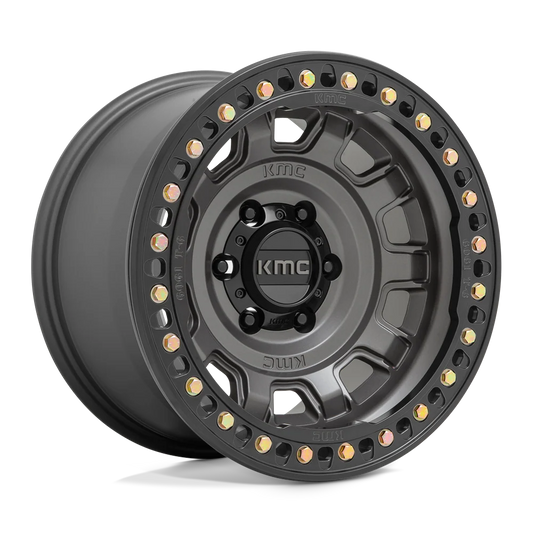 17X9.0 5X127/-38 Kmc Tank Beadlock Anthracite Km236