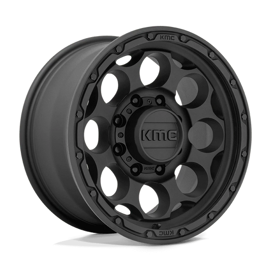 17X9.0 5X127/-12 Kmc Dirty Harry Textured Black Cb71,5