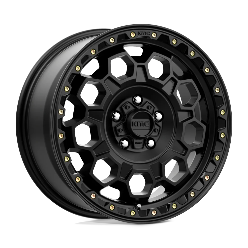 17X9.0 6X139.7/-12 Kmc Trek Satin Black Cb106.1