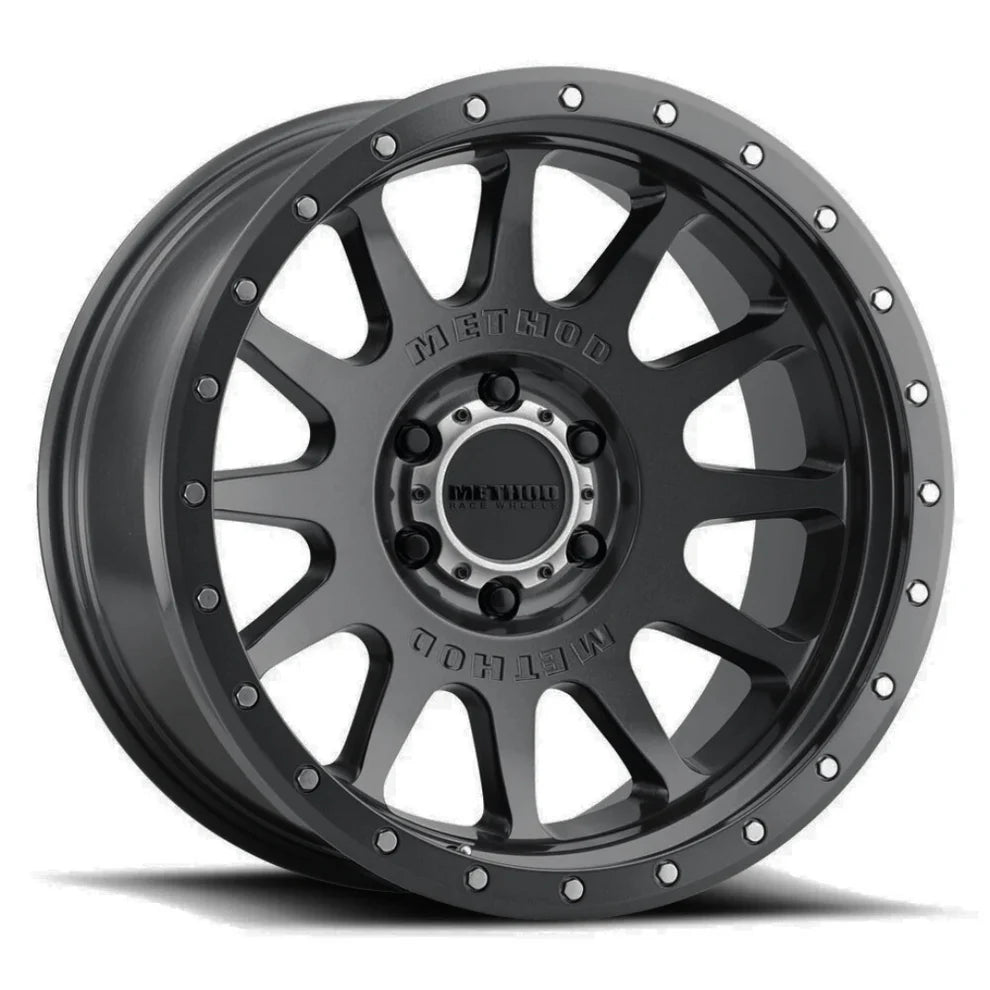 Method 605 Matte Black 6x135 r20