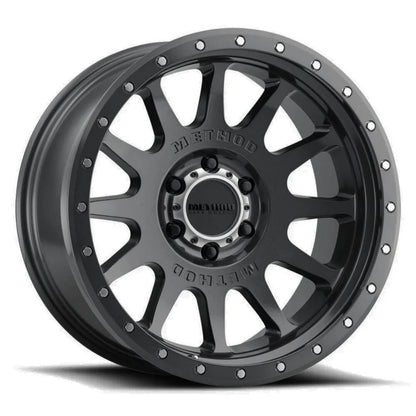 Method 605 Matte Black 6x135 r20