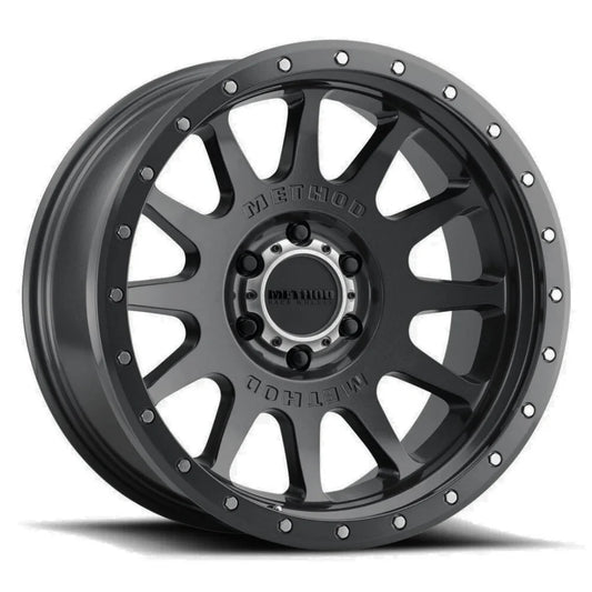 Method 605 Matte Black 6x135 r20