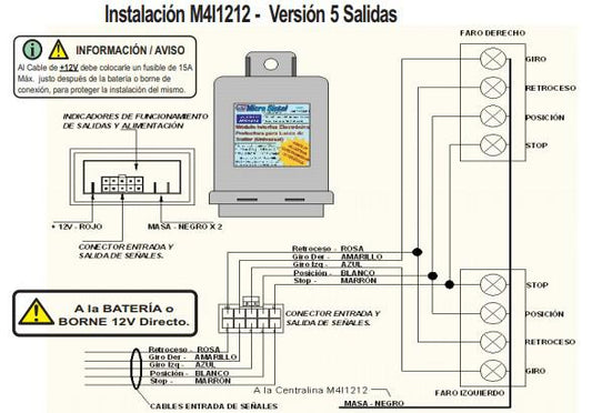 MODULO CON SISTEMA MULTIPLEXADOS O CAMBUS MICRO SISTEL - PARA ENGANCHES