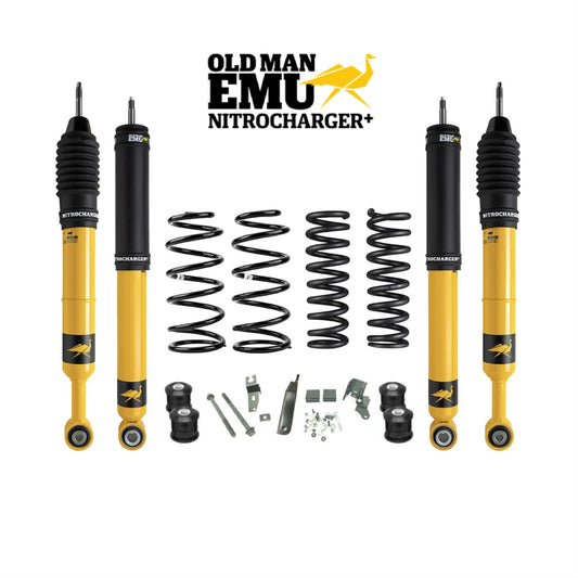 SUSPENSION KITS NITROCHARGER PLUS ( 4 AMORT. + 4 ESPIRALES )  OLD MAN EMU  SUZUKI JIMNY 5 PUERTAS 2020+