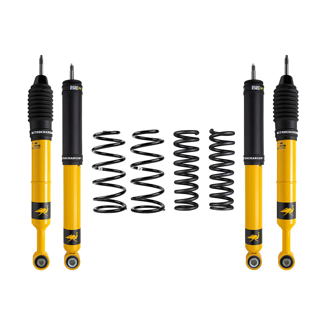 SUSPENSION KITS NITROCHARGER PLUS ( 4 AMORT. + 4 ESPIRALES )  OLD MAN EMU  TOYOTA 4RUNNER / PRADO (2025+)