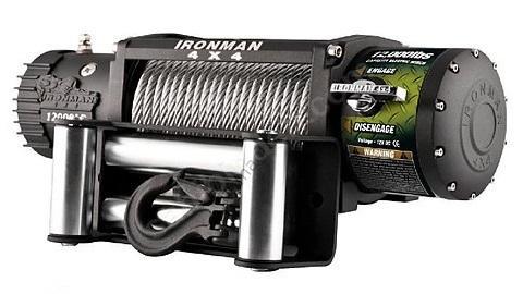 WINCH ELECTRICO 12V - DE 12000LB CON PIOLA DE ACERO IRONMAN4X4