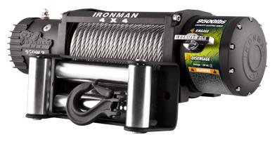 WINCH ELÉCTRICO 12V - DE 9500LB CON PIOLA DE ACERO IRONMAN4X4